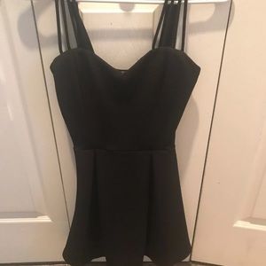Black cocktail dress